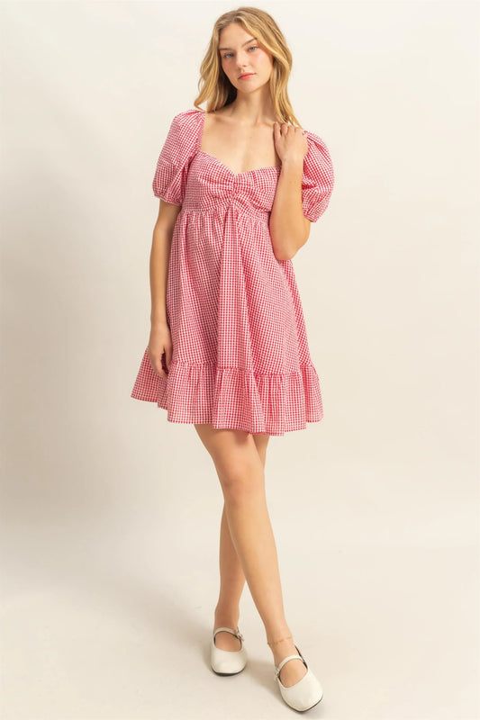 Americana Gingham Dress