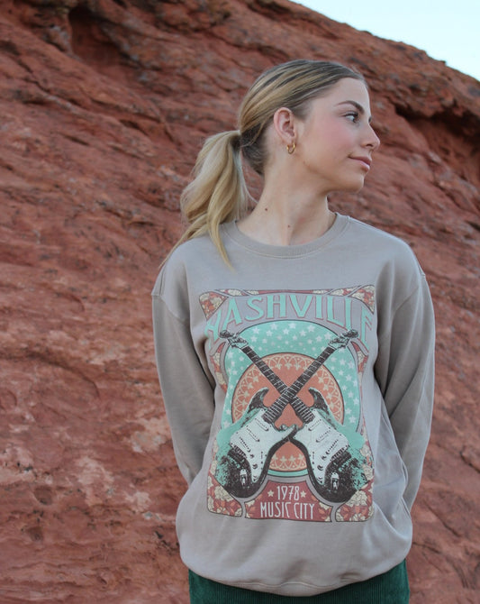 Nashville Music City Crewneck