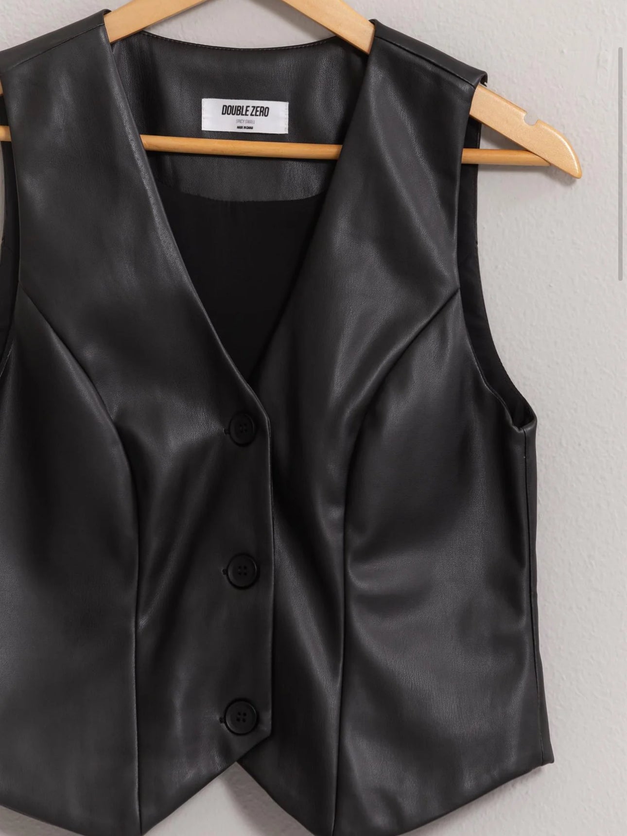 Luxe in Leather- Vest