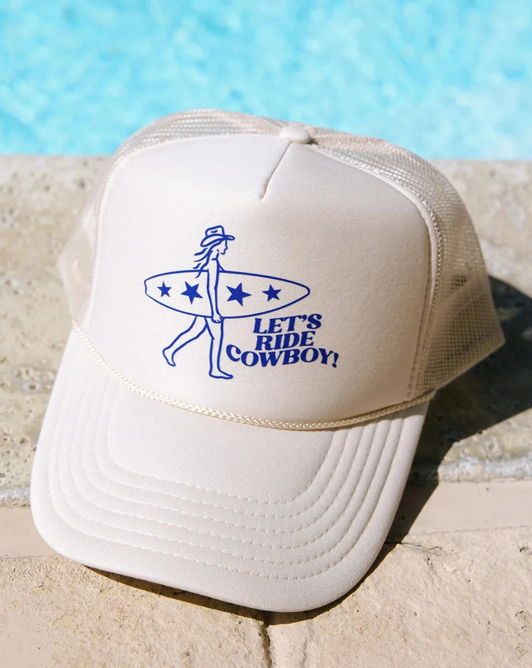 Let’s Ride Cowboy Trucker hat