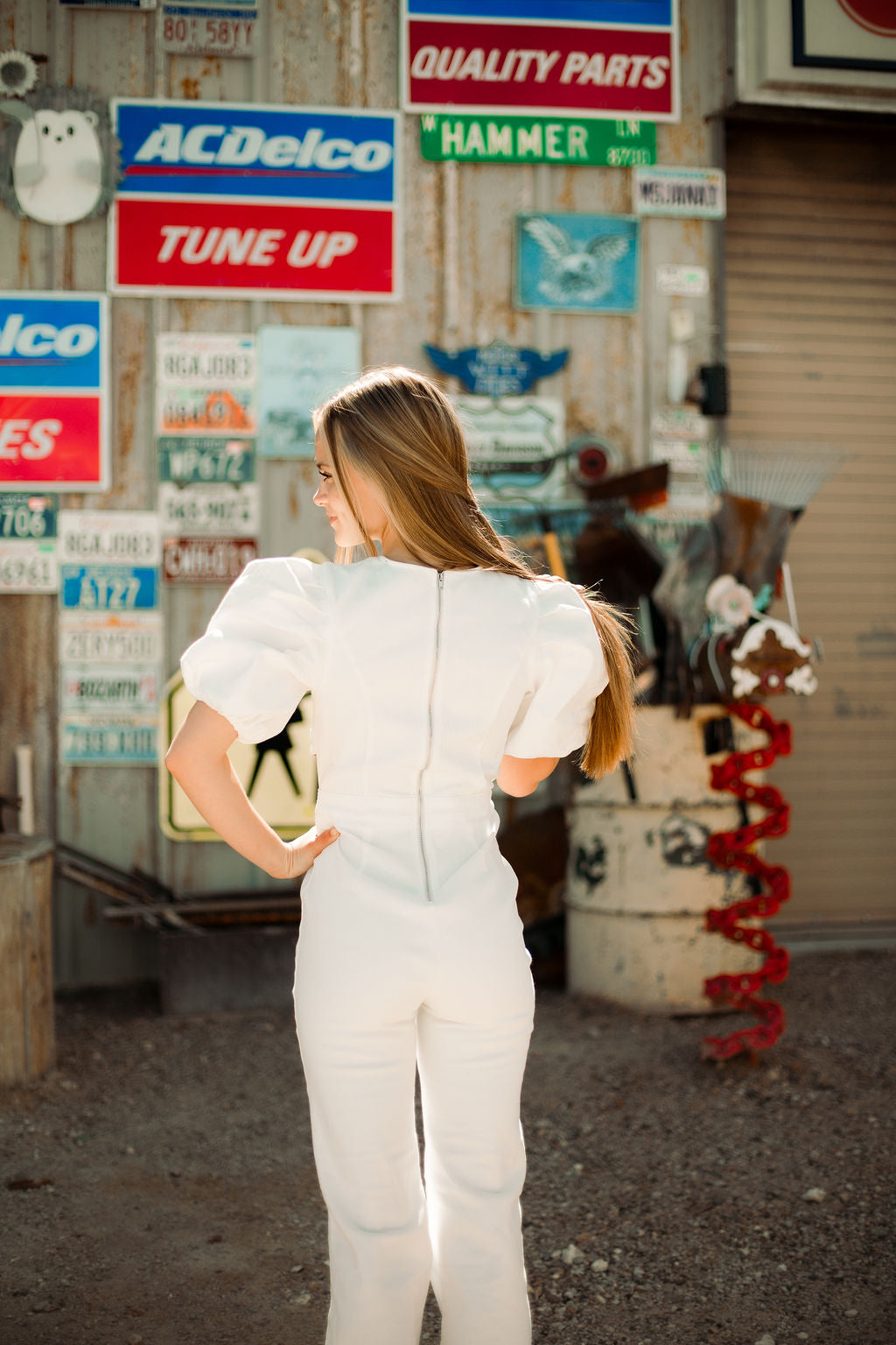 Sittin Pretty Denim Jumpsuit